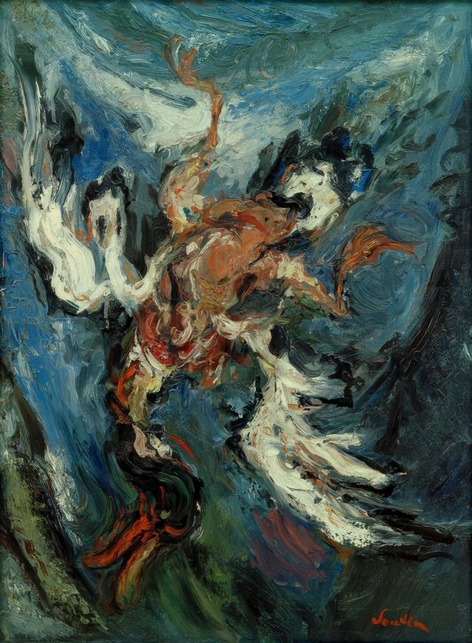 Ch. Soutine, Canard sur fond bleu - Chaim Soutine