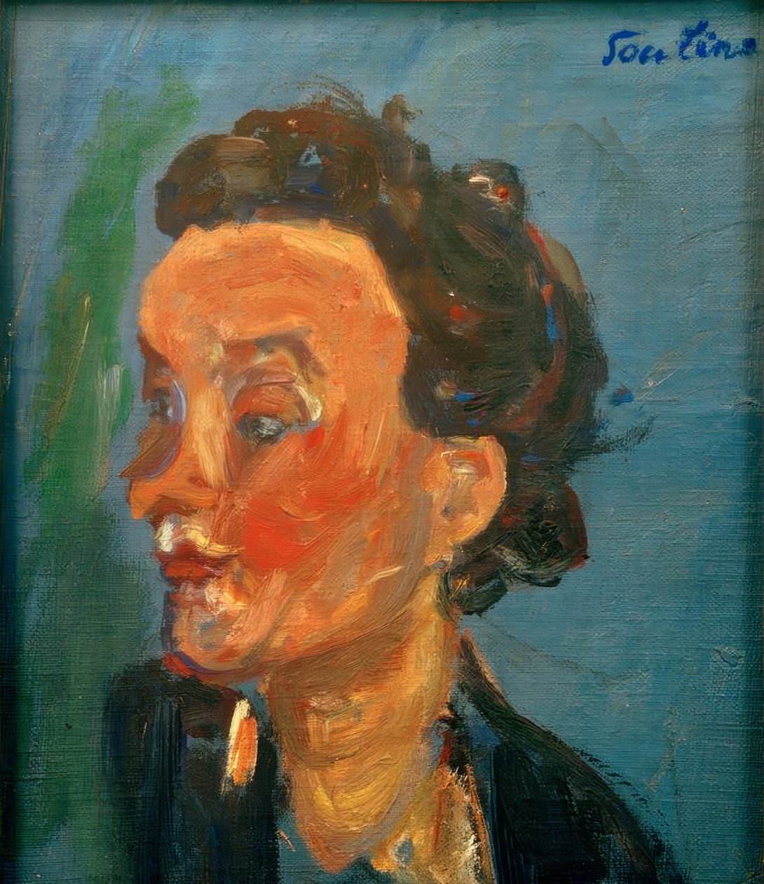 La Jeune Anglaise en Bleu - Chaim Soutine