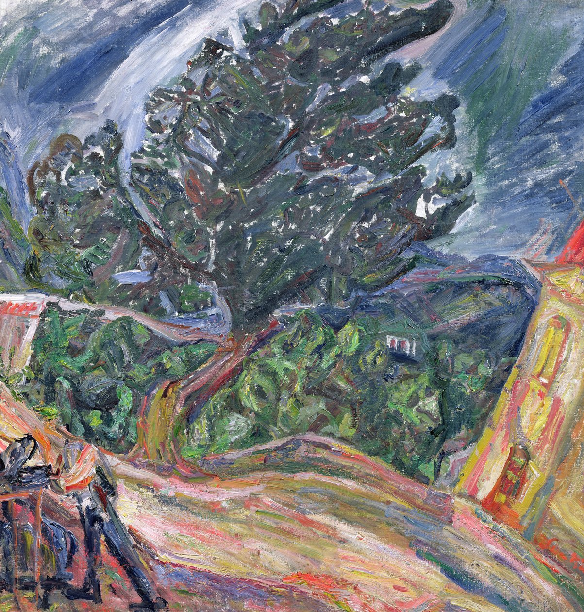 Le grand arbre bleu, vers 1940-42 - Chaim Soutine