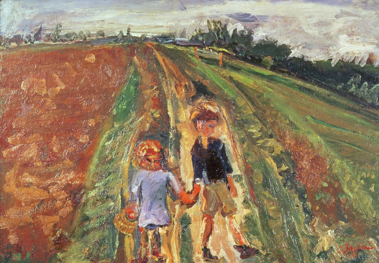 Deux enfants sur une route, 1939 - Chaim Soutine