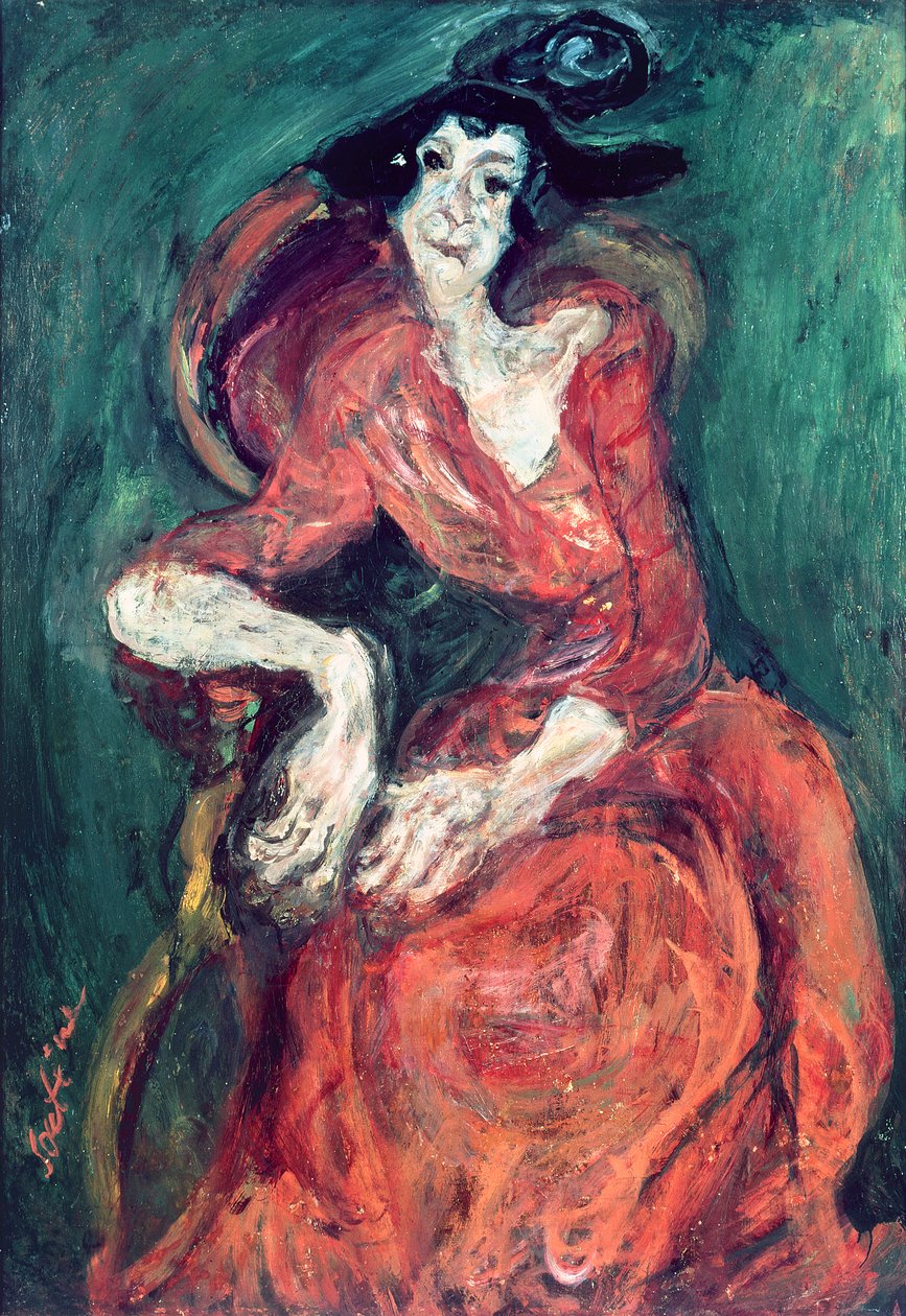 Femme en rouge, 1922 - Chaim Soutine
