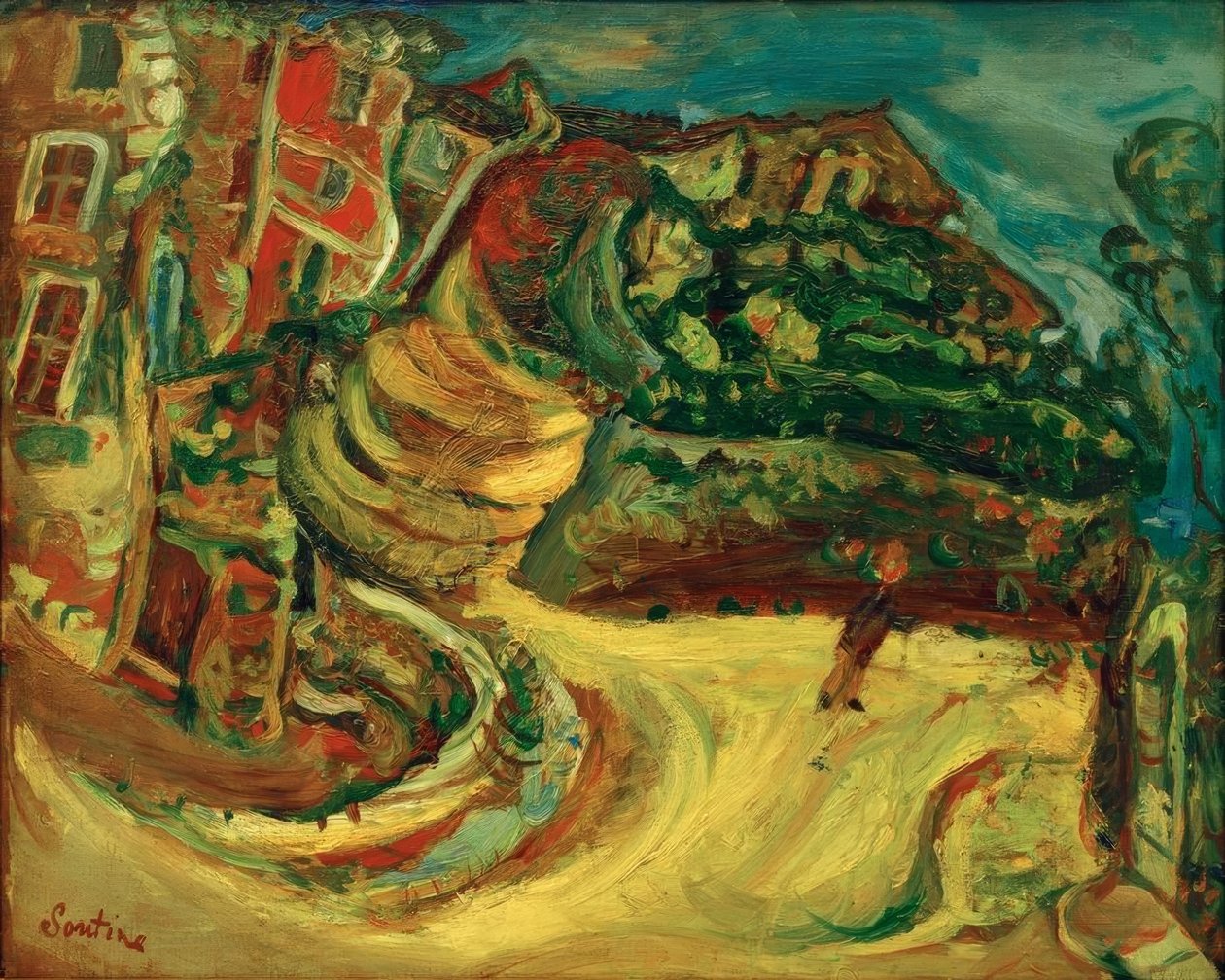 La rue de Céret - Chaim Soutine
