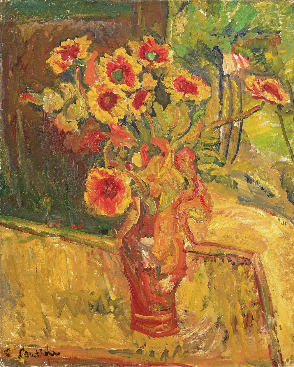 Pièce florale - Chaim Soutine