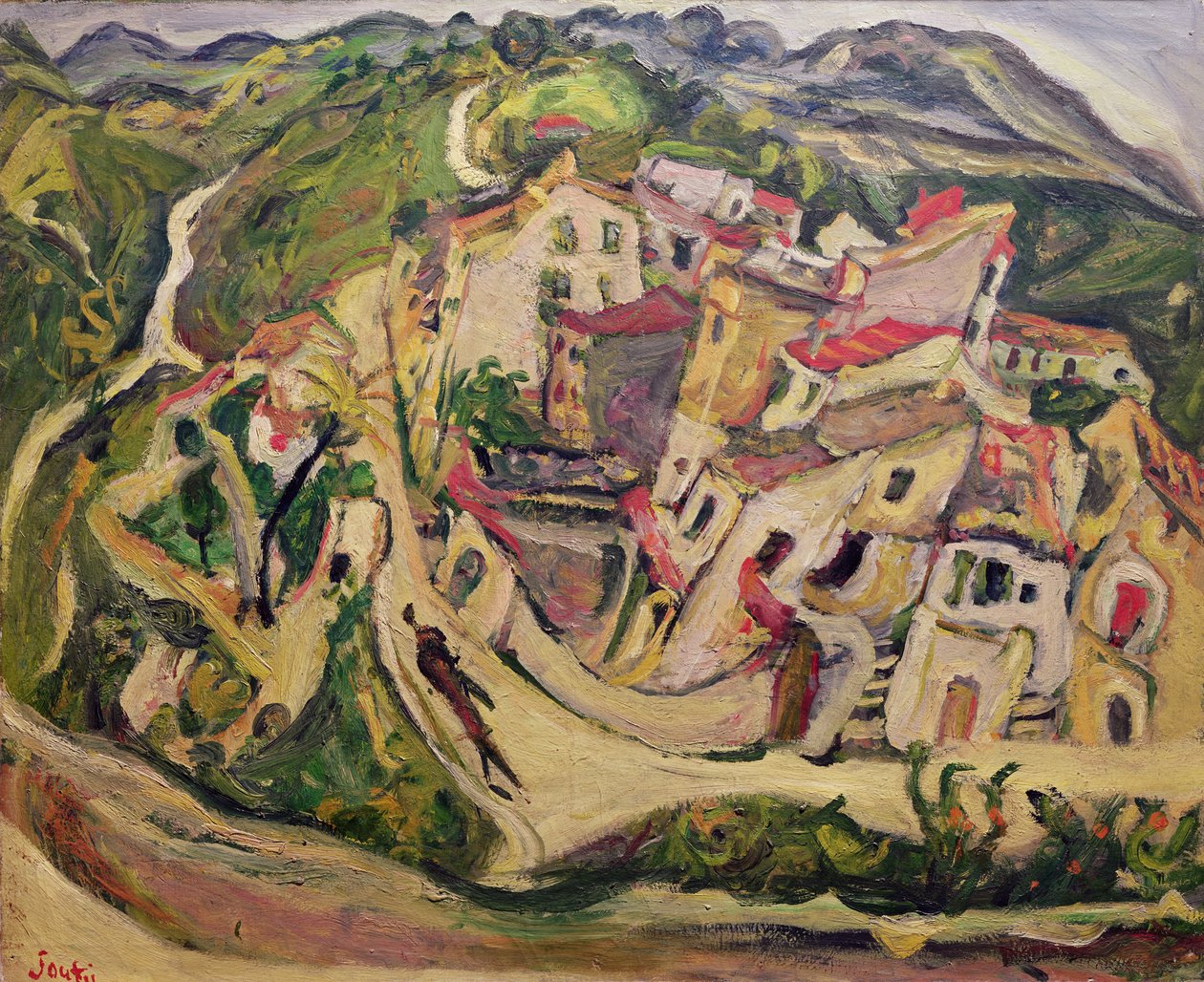 Maisons à Cagnes, 1923 - Chaim Soutine
