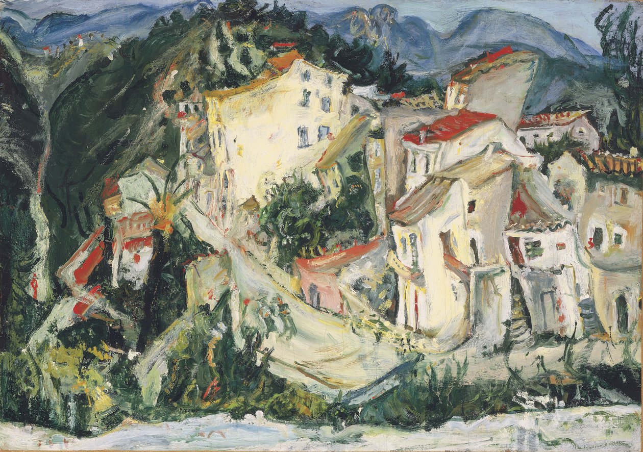 Paysage à Cagnes, vers 1924-1925 - Chaim Soutine