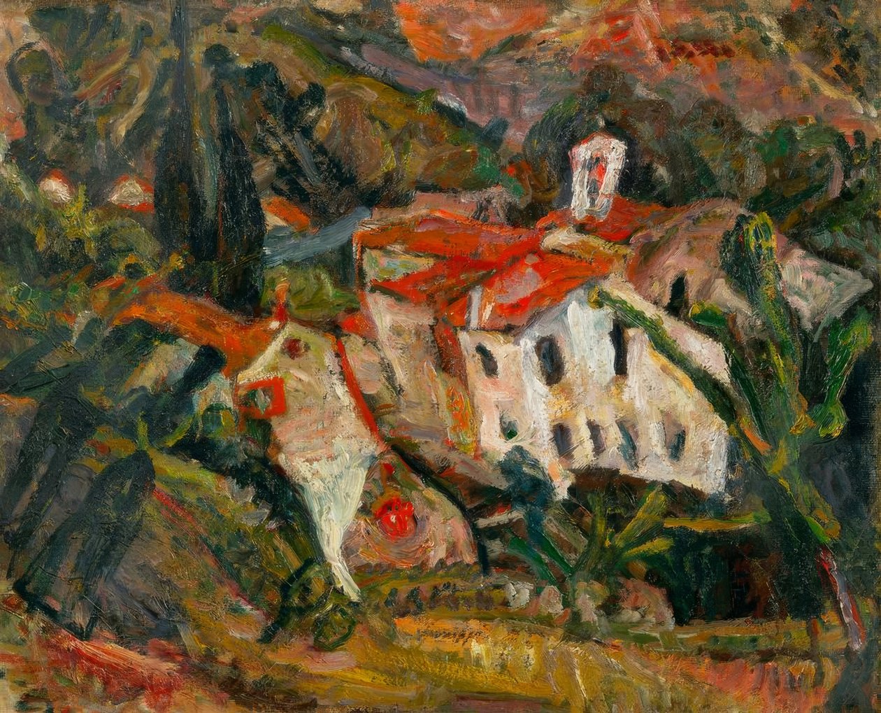 Paysage à Céret - Chaim Soutine