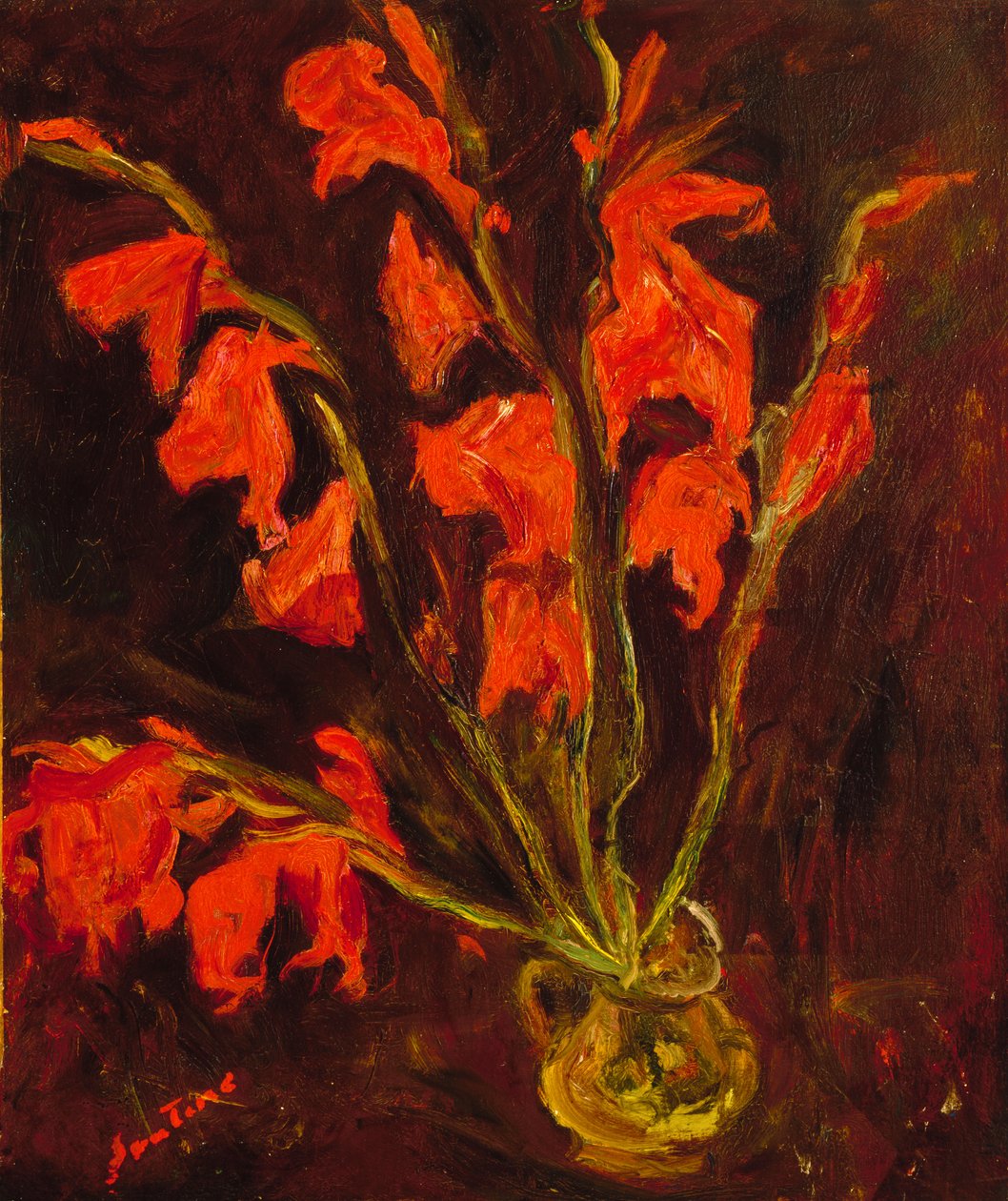 Gladioli rouges, vers 1919 - Chaim Soutine