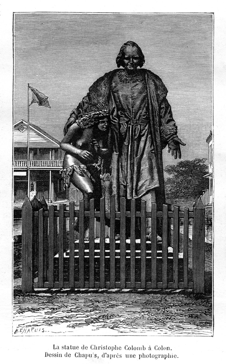 Statue de Christophe Colomb, Colón, Panama - Chapuis