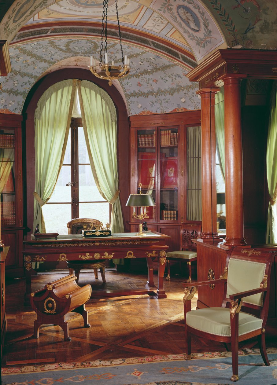 Le bureau de Napoléon Bonaparte, vers 1800 - Charles Percier