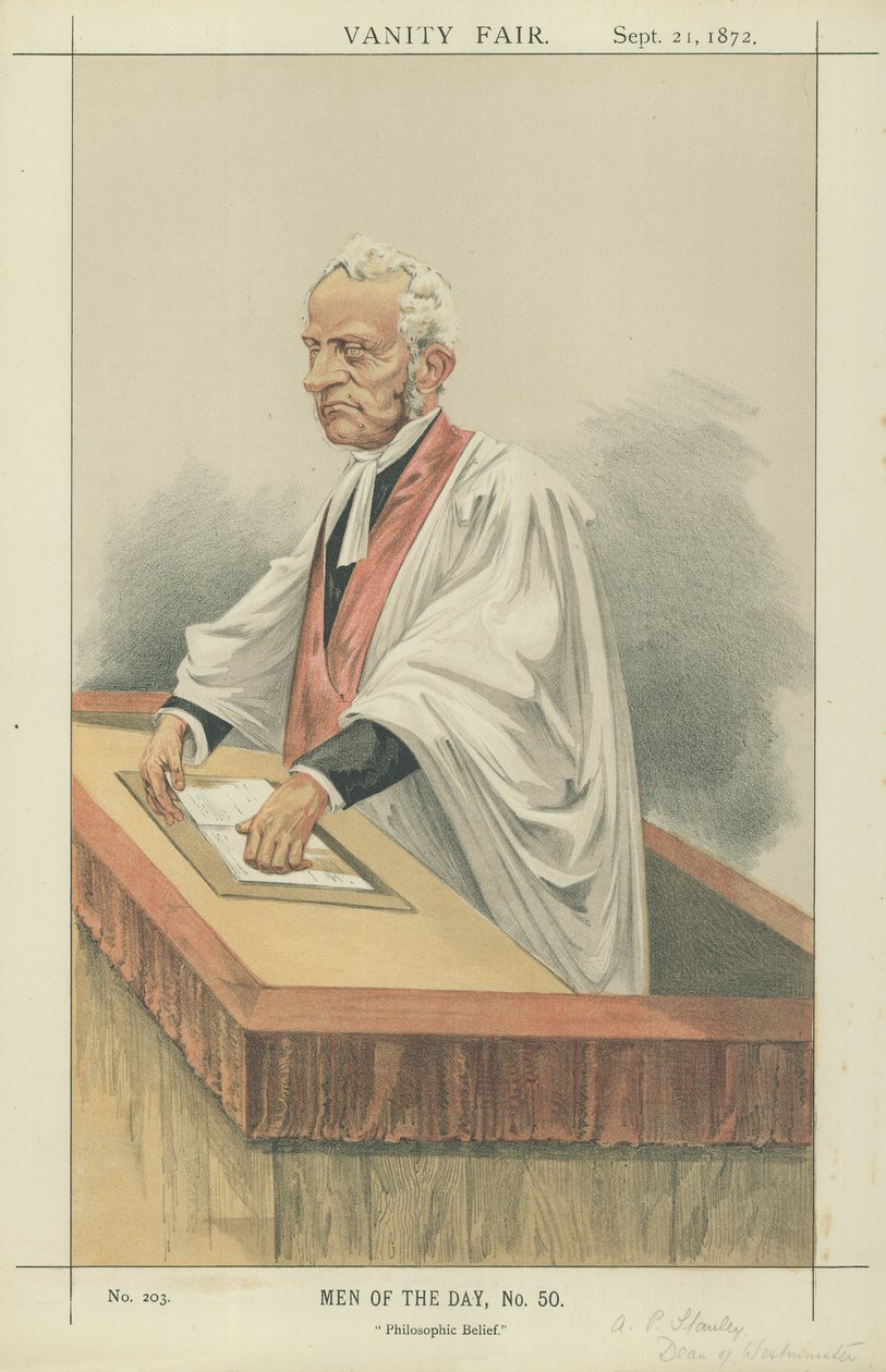 Très Révérend Arthur Penrhyn Stanley, Doyen de Westminster - Charles Auguste Loye