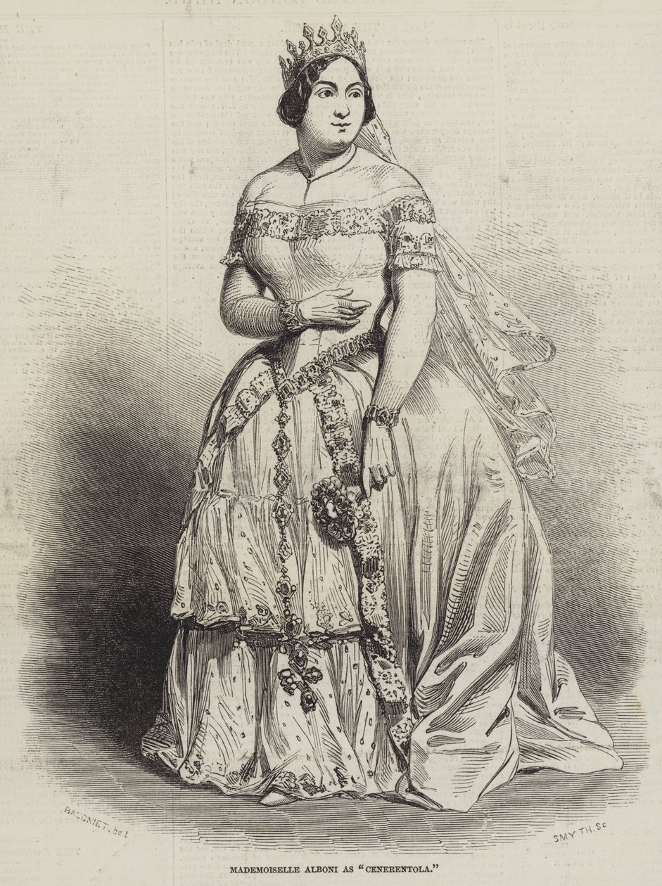 Mademoiselle Alboni en Cenerentola - Charles Baugniet