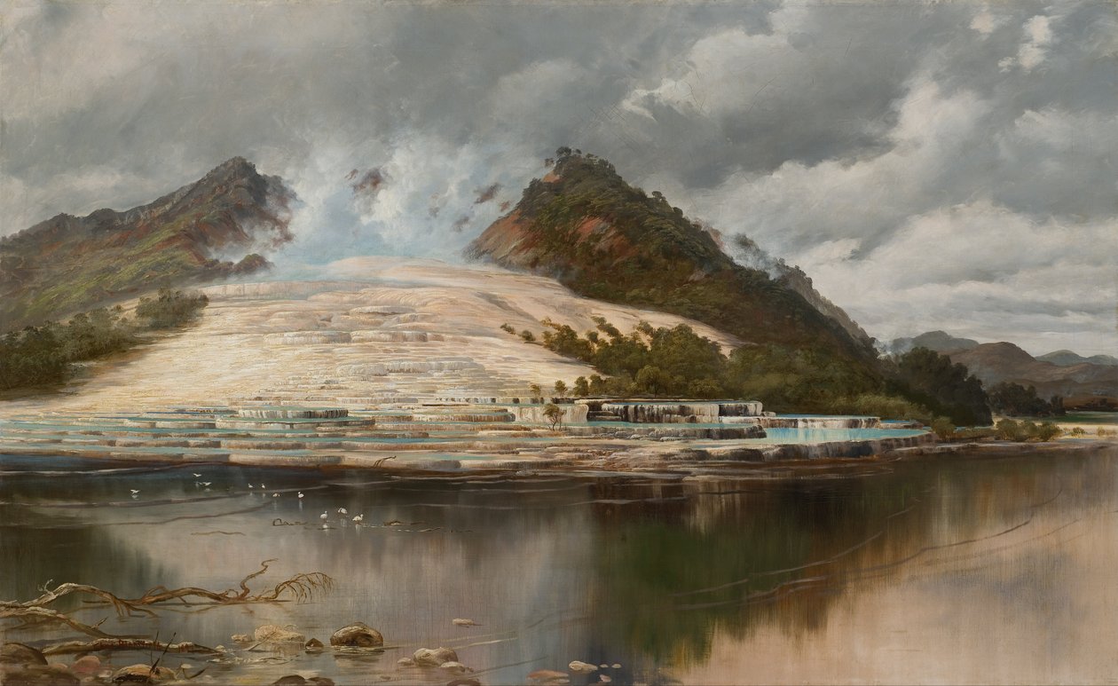 Terrasses blanches, Rotomahana - Charles Blomfield