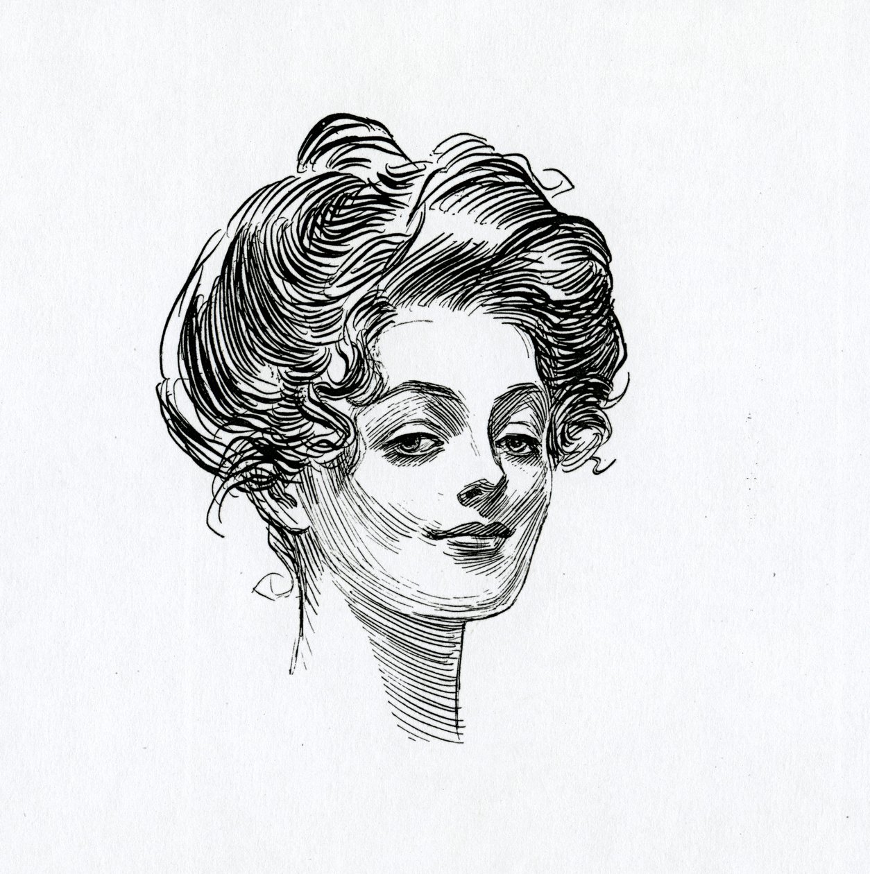 Une fille Gibson, vers 1902 - Charles Dana Gibson