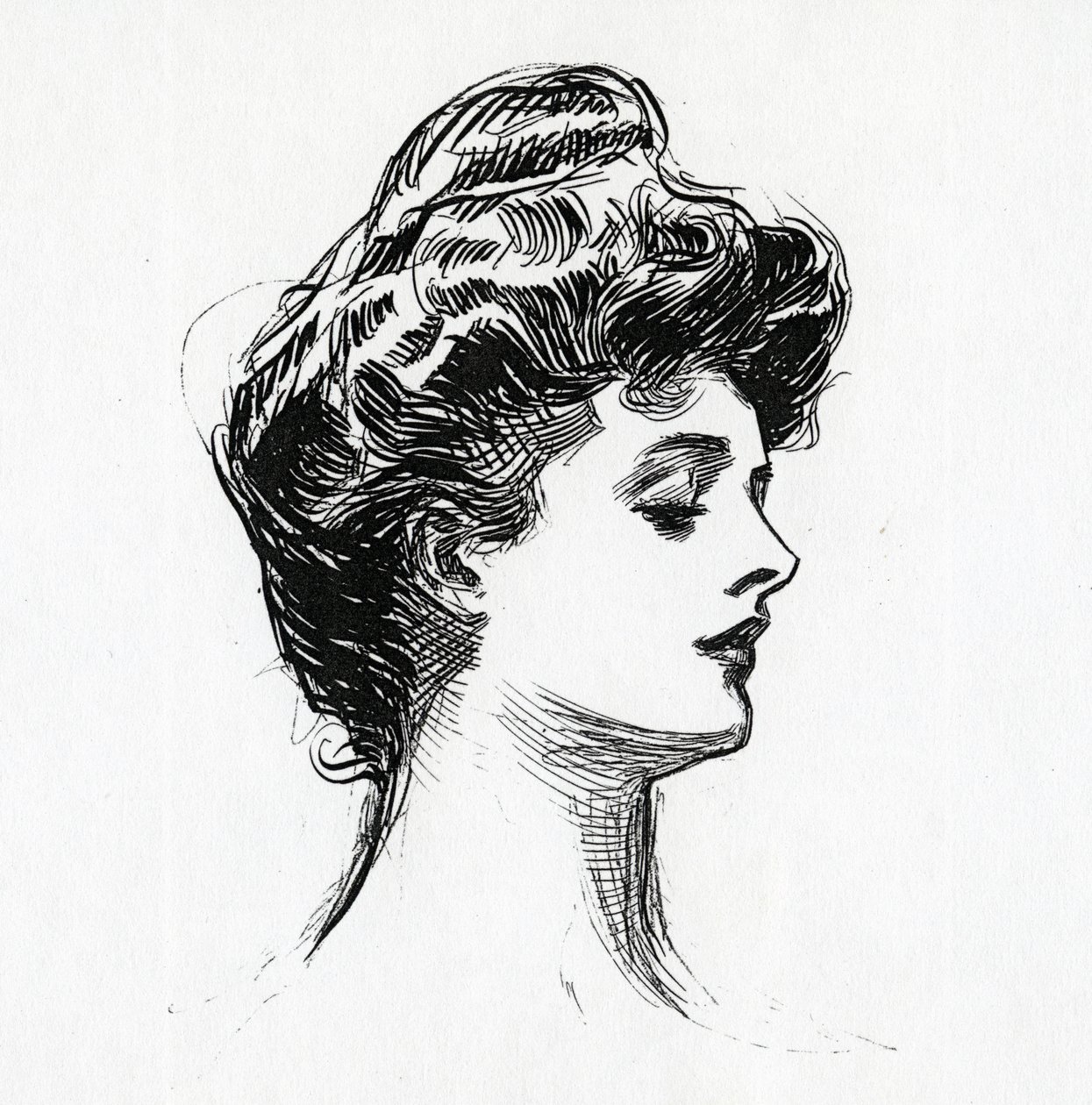 Une fille Gibson, vers 1902 - Charles Dana Gibson