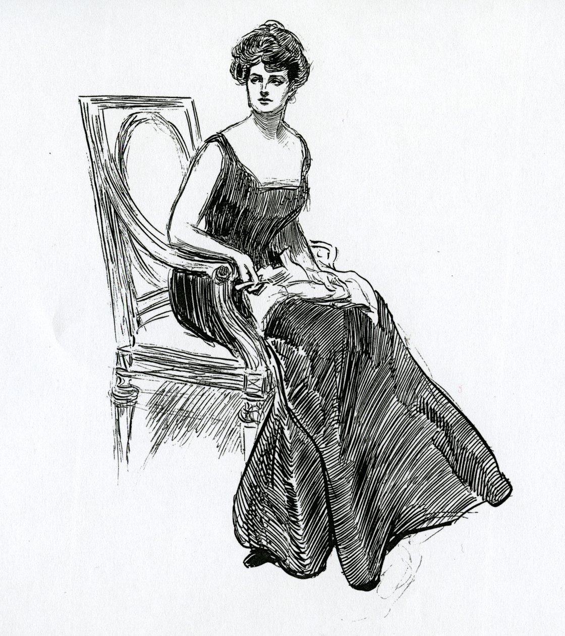 Une fille Gibson, c.1902 - Charles Dana Gibson