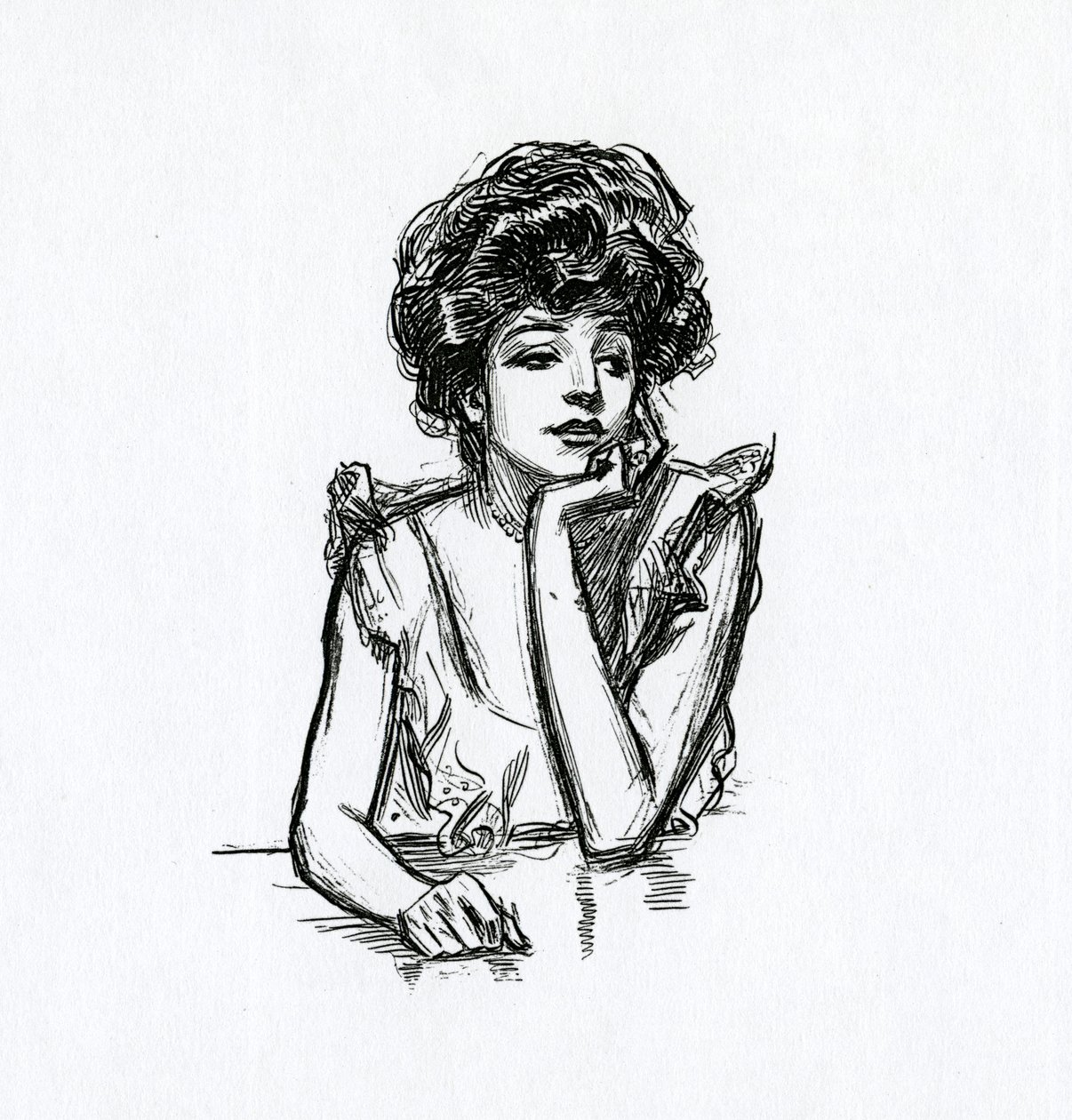 Une Gibson Girl, c.1902 - Charles Dana Gibson