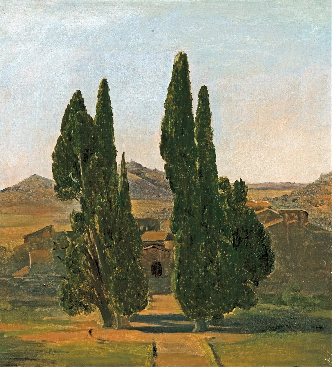 Cyprès à la Villa d