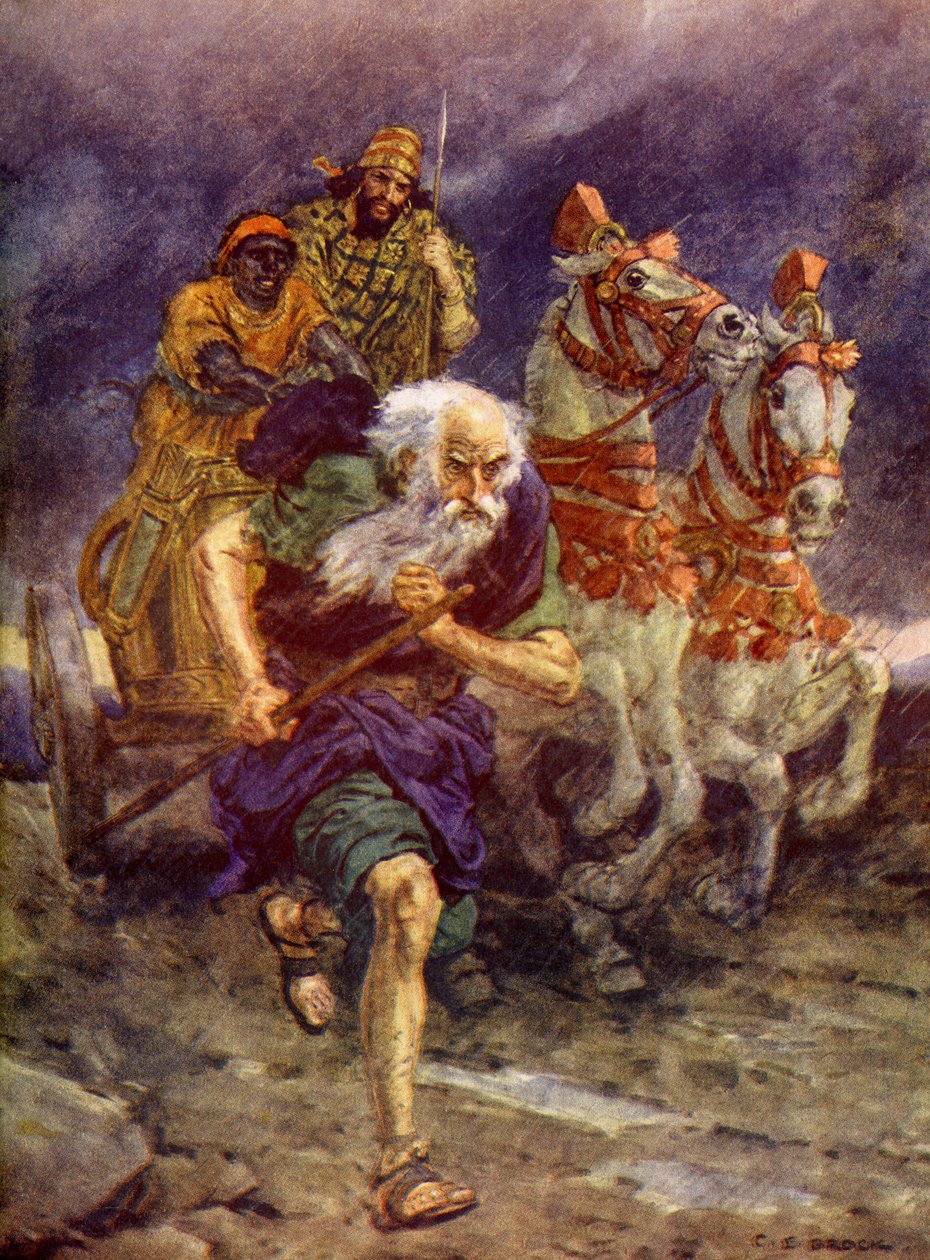 Élie courut devant le char - Charles Edmund Brock