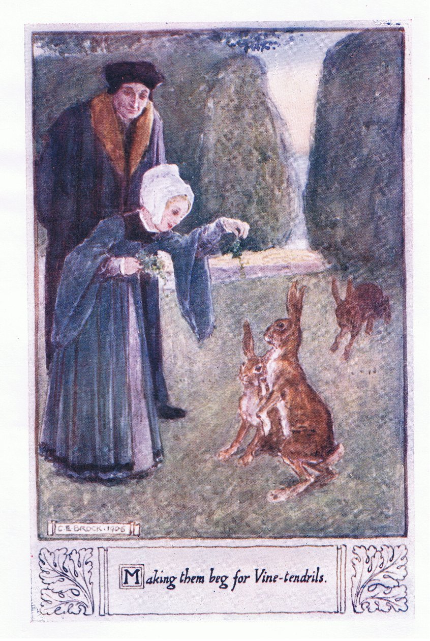 Les faire mendier pour des vrilles de vigne - Charles Edmund Brock