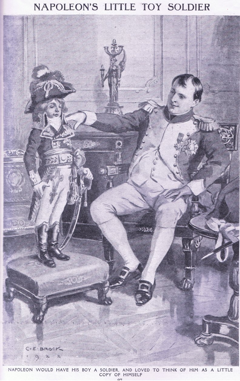 Le petit soldat de jouet de Napoléon - Charles Edmund Brock