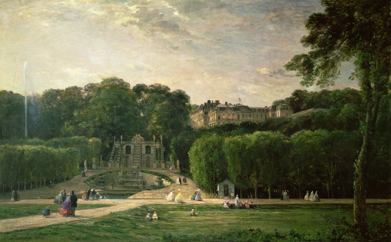 Le parc de Saint-Cloud, 1865 - Charles Francois Daubigny