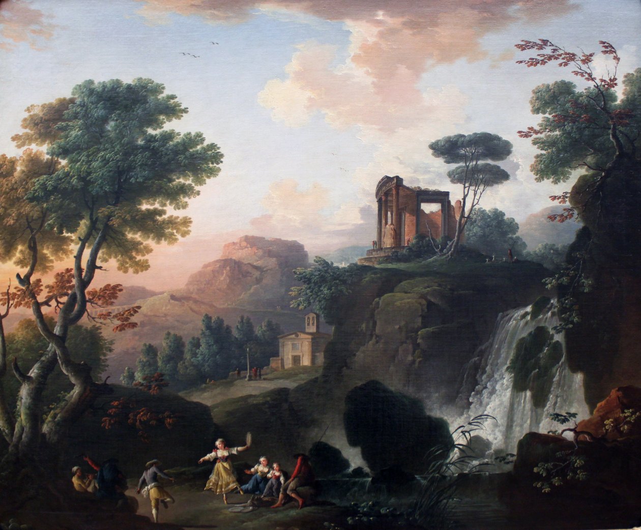 Le temple de Vesta à Tivoli - Charles François Grenier de Lacroix