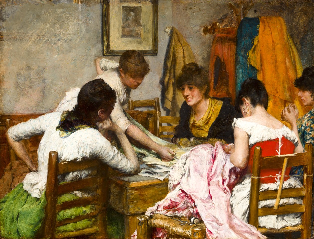La nouvelle robe - Charles Frederic Ulrich