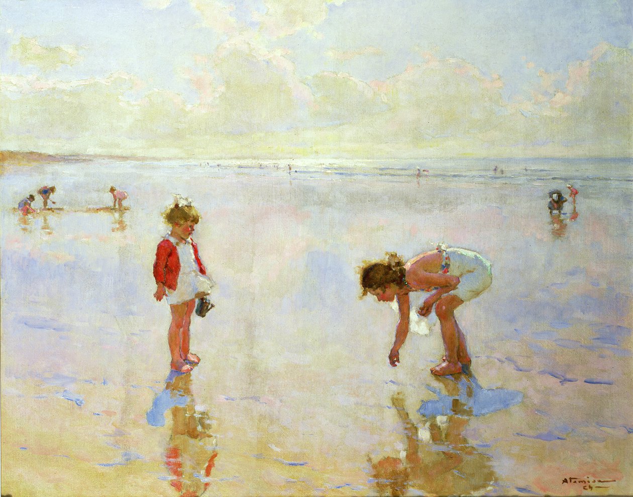 Scène de plage - Charles Garabed Atamian