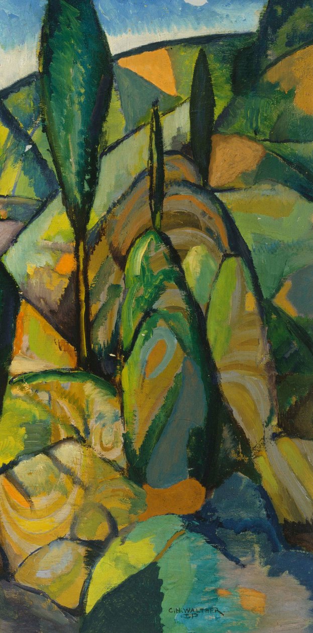 Paysage abstrait - Charles H. Walther