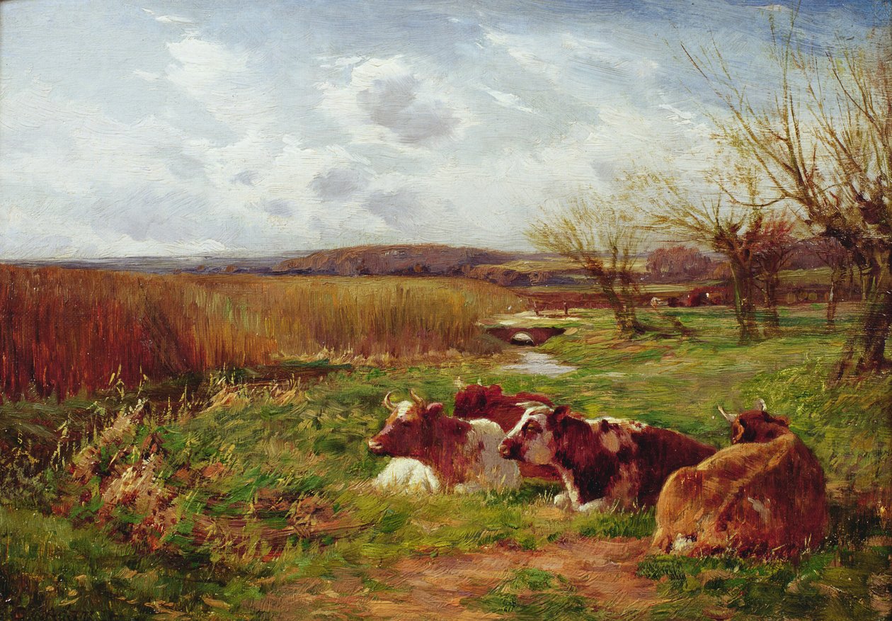 Dans le pré - Charles James Adams