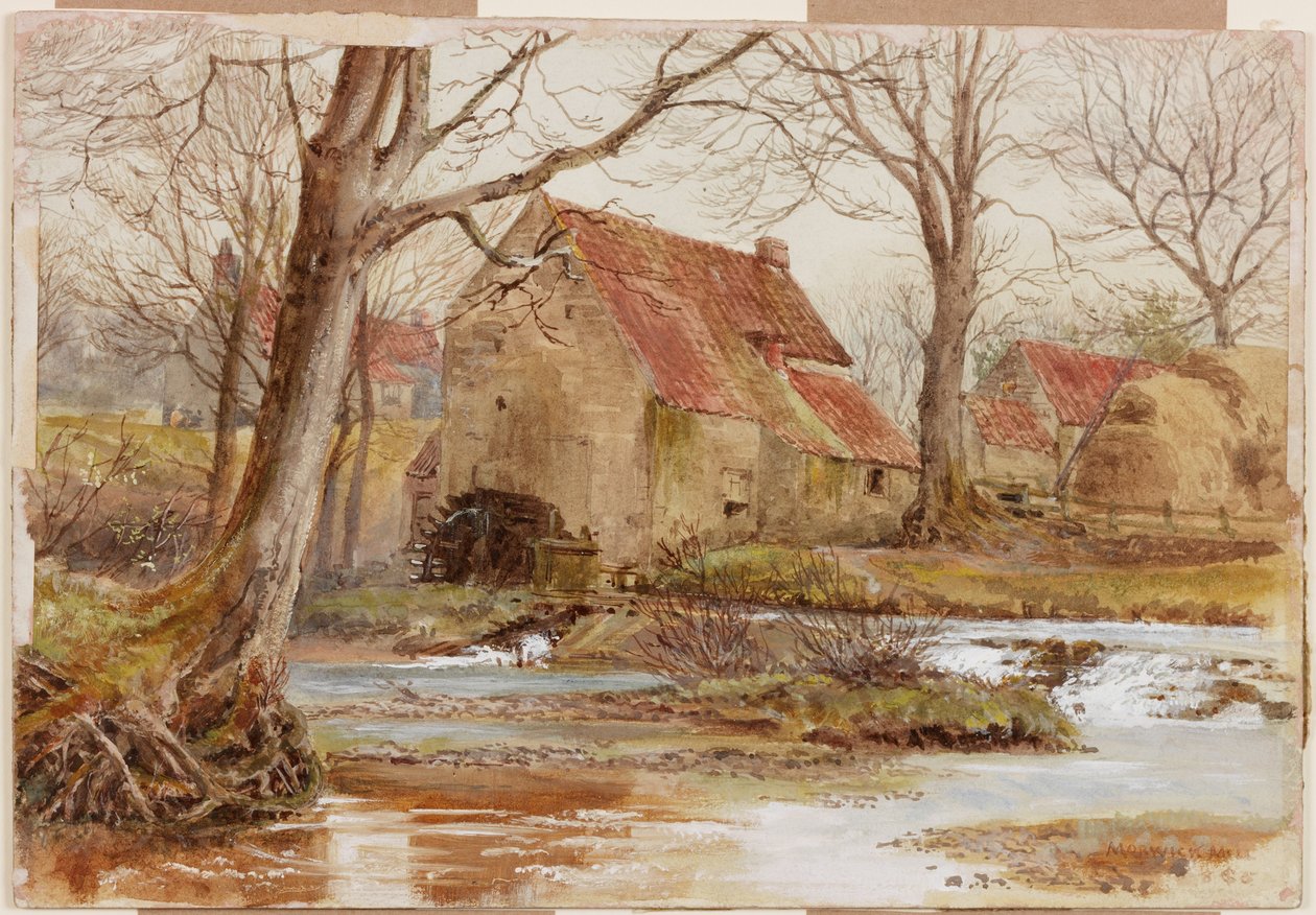 Morwick Mill, sur la Coquet - Charles James Spence