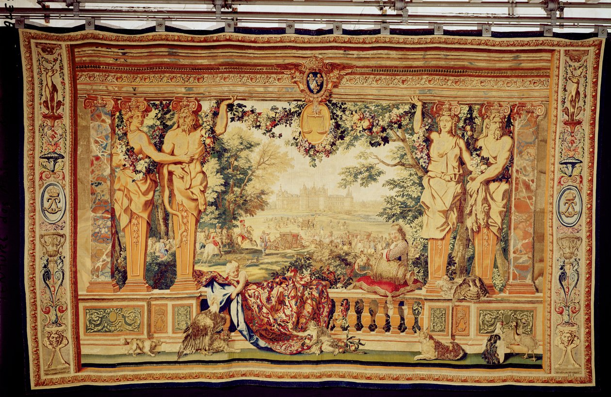 Le mois de septembre Château de Chambord, de la série de tapisseries 