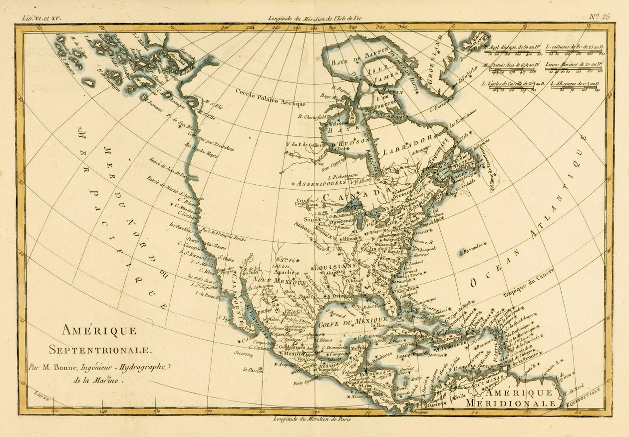 Amérique du Nord, de 