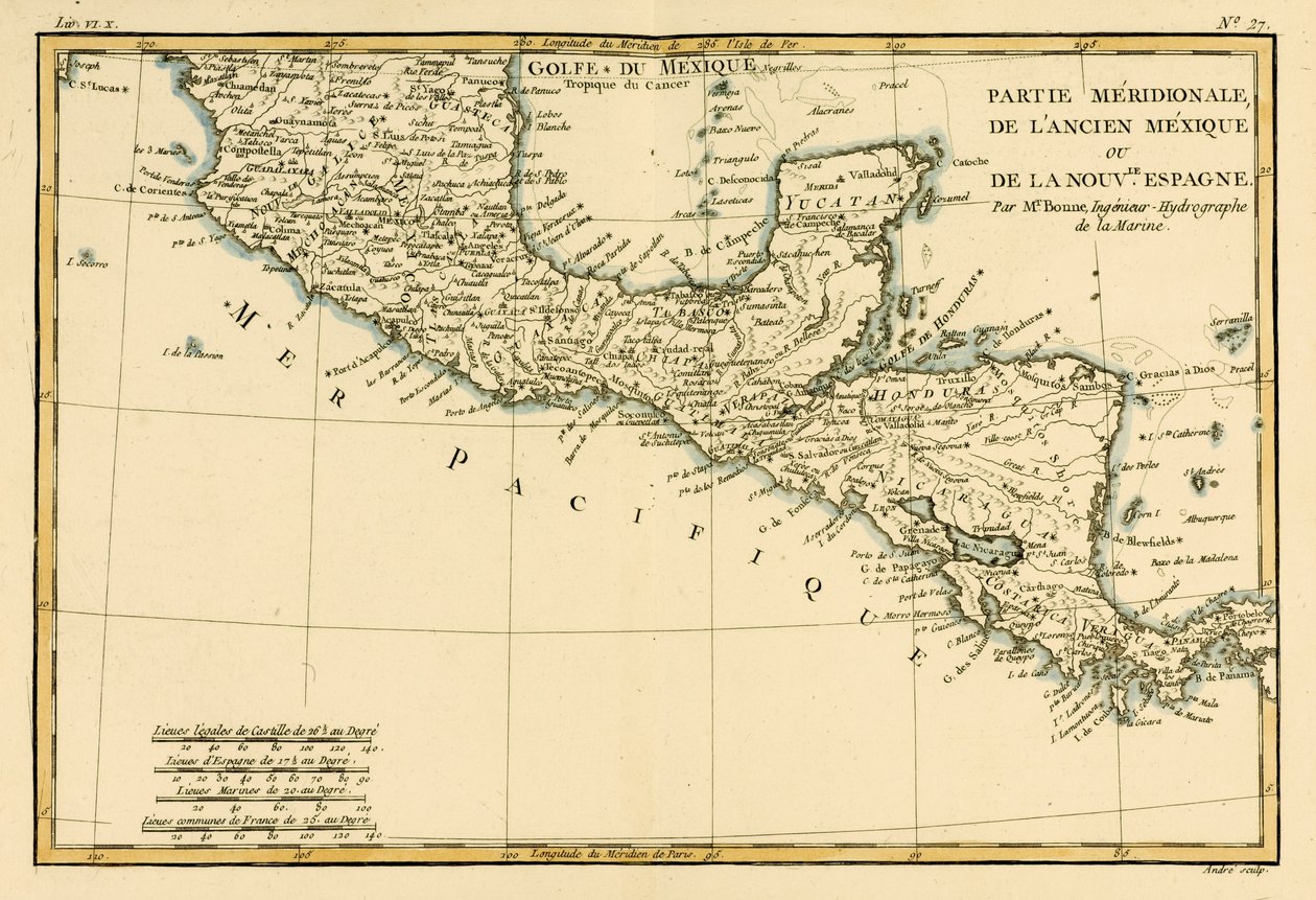 Mexique du Sud, de 