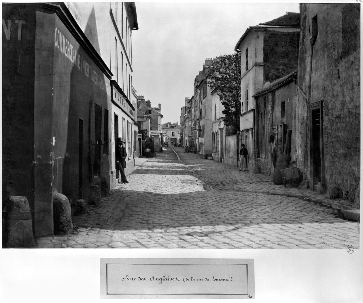 Rue des Anglaises, de la rue de Lourcine, Paris, 1858-78 - Charles Marville