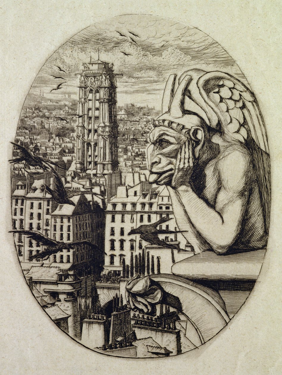Le Vampire (Le Stryge) - Charles Meryon