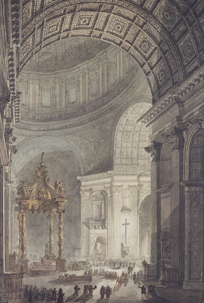 La croix lumineuse à Saint-Pierre, Rome, le Jeudi Saint - Charles Norry