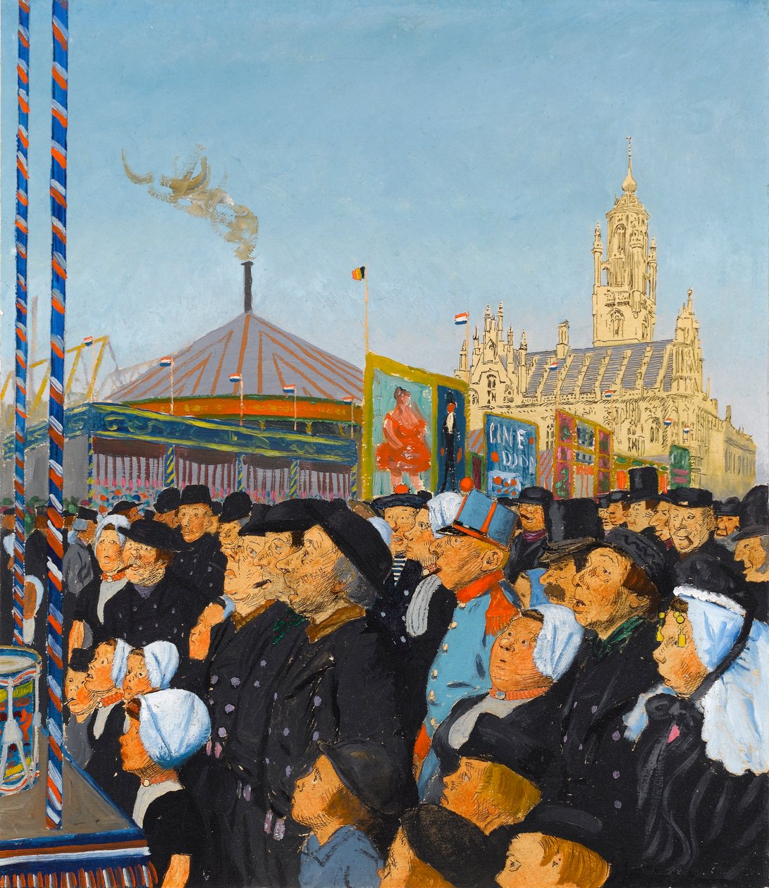 À Middleburg : La Kermesse, août 1913 - Charles Pearse