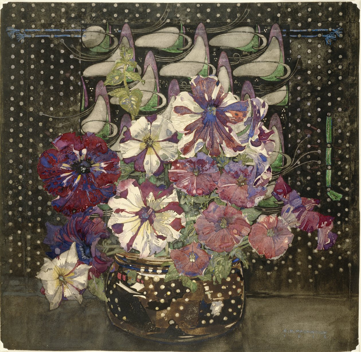 Pétunias, 1916 - Charles Rennie Mackintosh