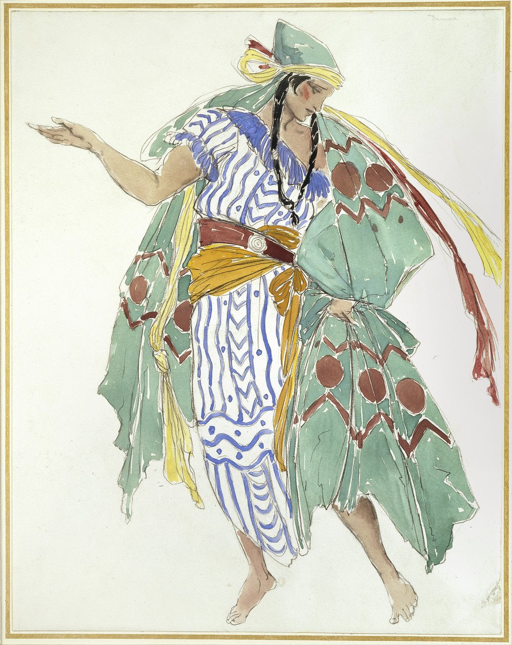 Conception de costume pour une danseuse - Charles Ricketts