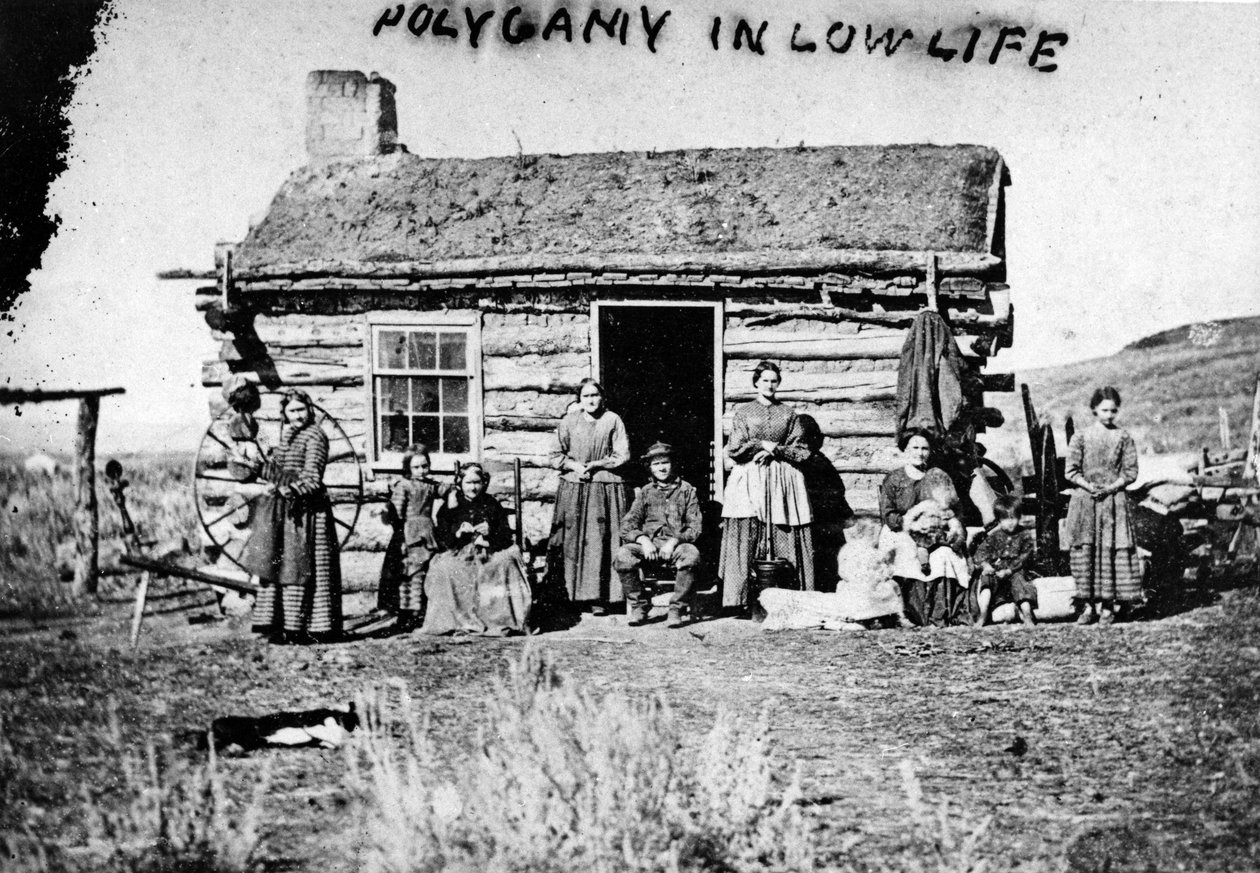Polygamie dans la basse société, vers 1860 - Charles Roscoe Savage