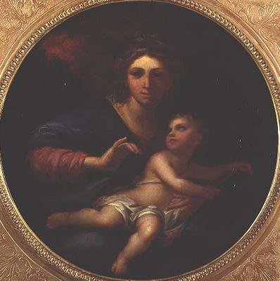 Madone et enfant - Charles (follower of) Le Brun