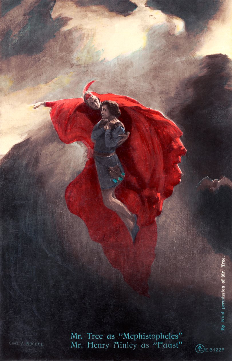 Henry Ainley jouant Faust - Charles A. Buchel