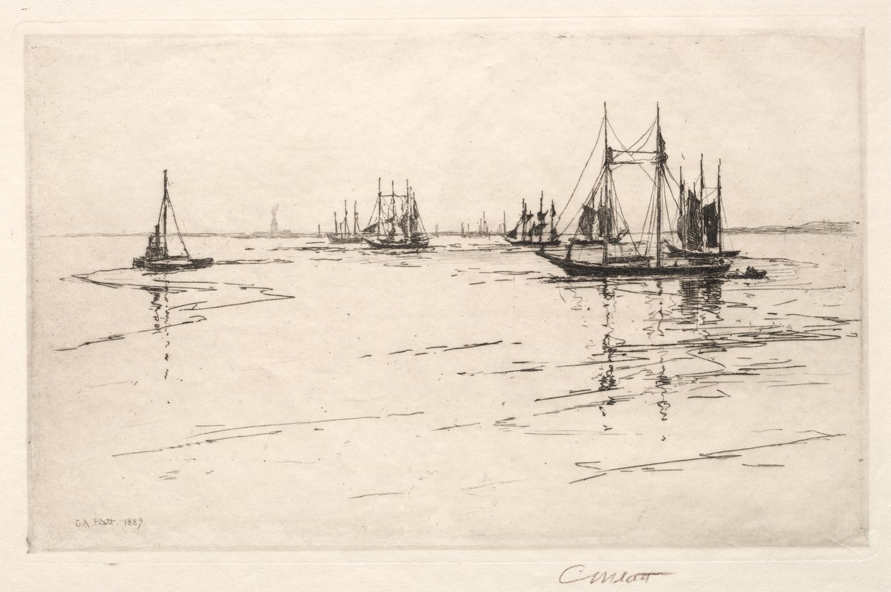Buttermilk Channel, New York, 1889 - Charles Adams Platt