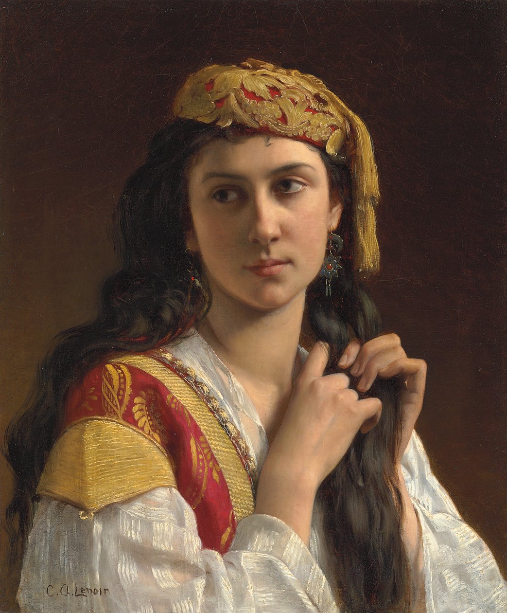 Jeune fille grecque - Charles Amable Lenoir