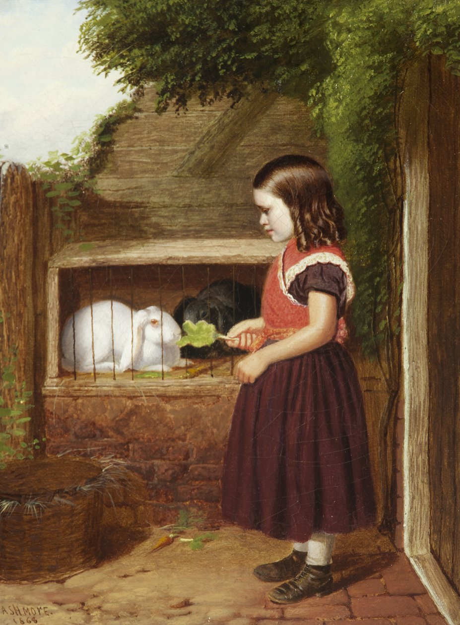 Nourrir les lapins - Charles Ashmore