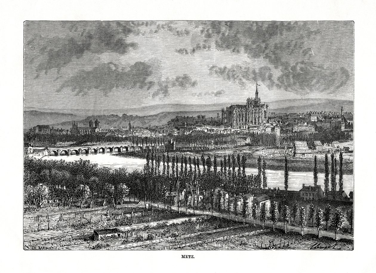 Metz, France, 19ème siècle - Charles Barbant