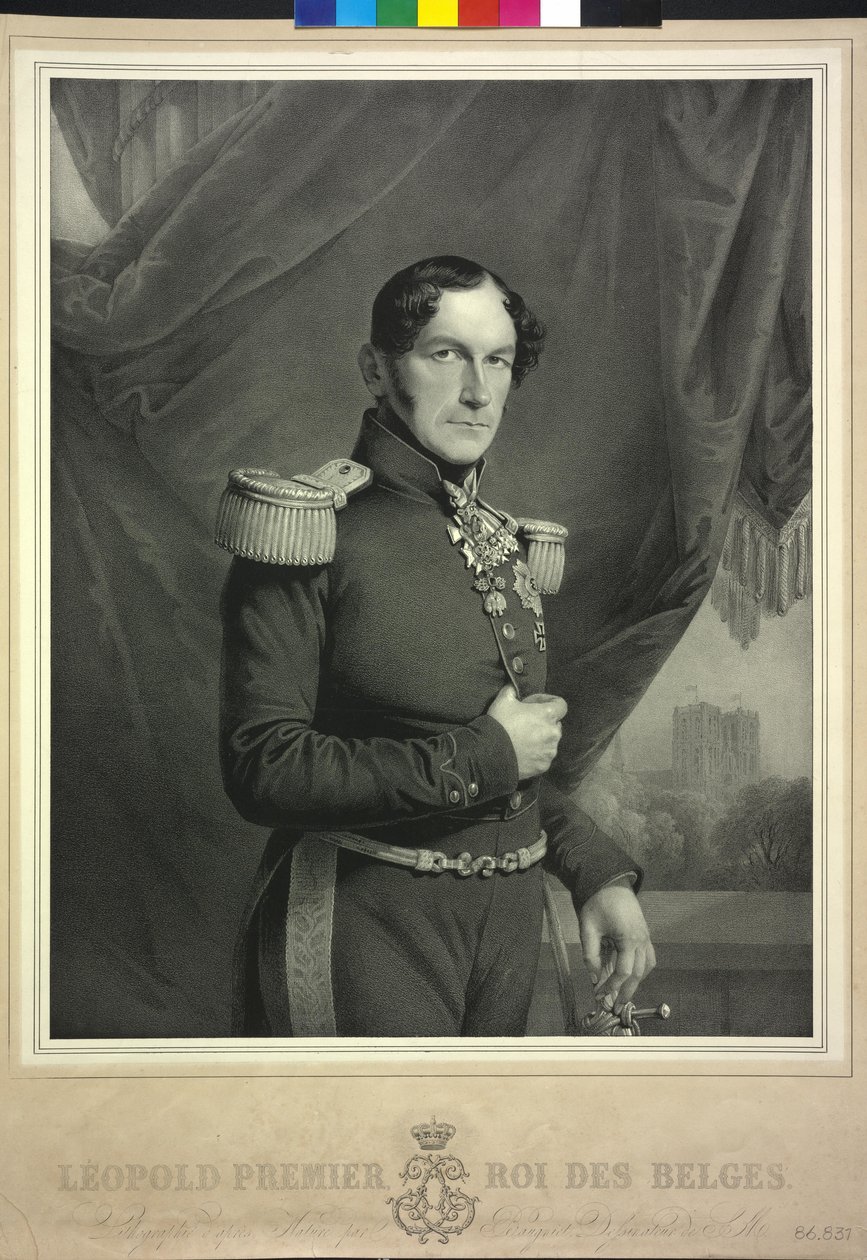 Roi des Belges Léopold Ier - Charles Baugniet