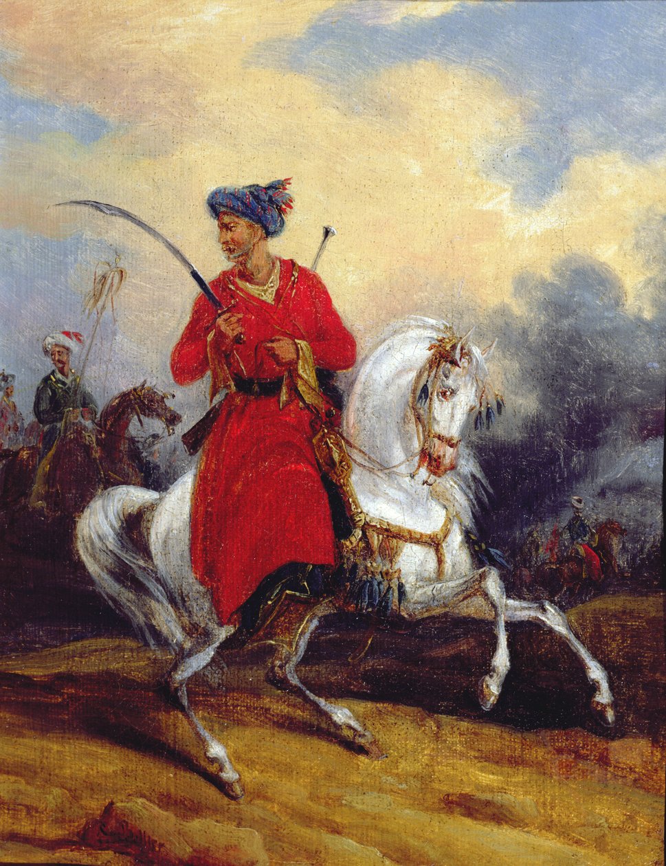Un Ottoman à Cheval - Charles Bellier