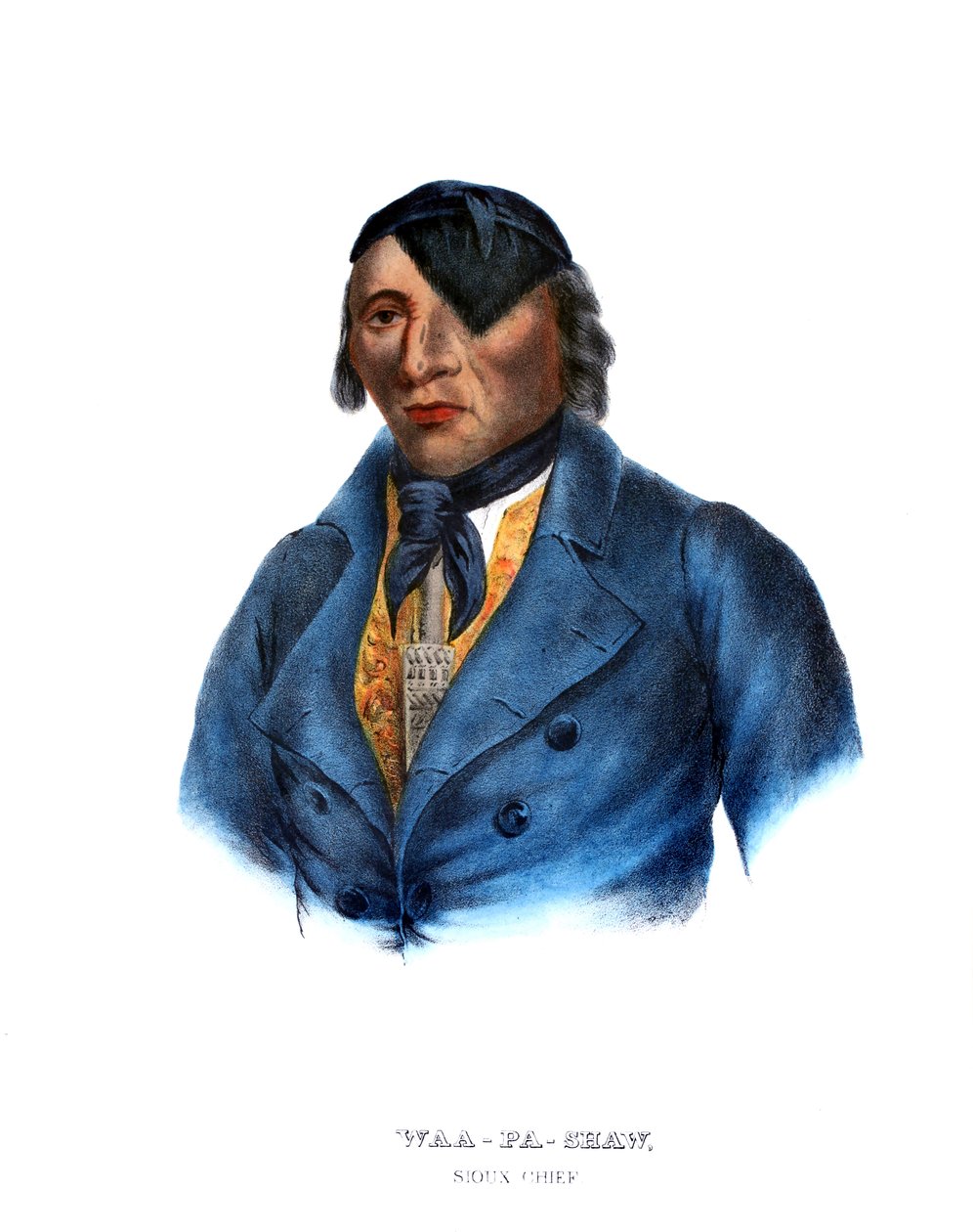 Waapashaw, un chef Sioux - Charles Bird King
